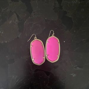 Pink Kendra Scott Danielle Large Earrings
